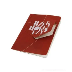 Ornament Note Card. Pocket. Holiday hexagon