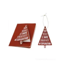 Ornament Note Card. Pocket. Wishing tree