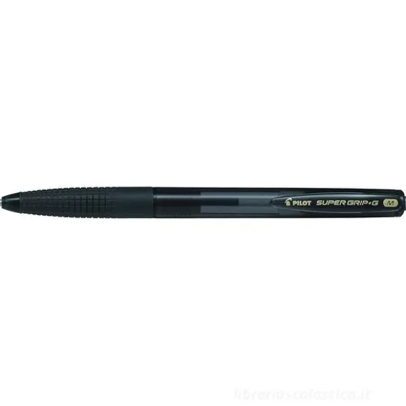 Penna a scatto Super grip g punta media 1mm nero