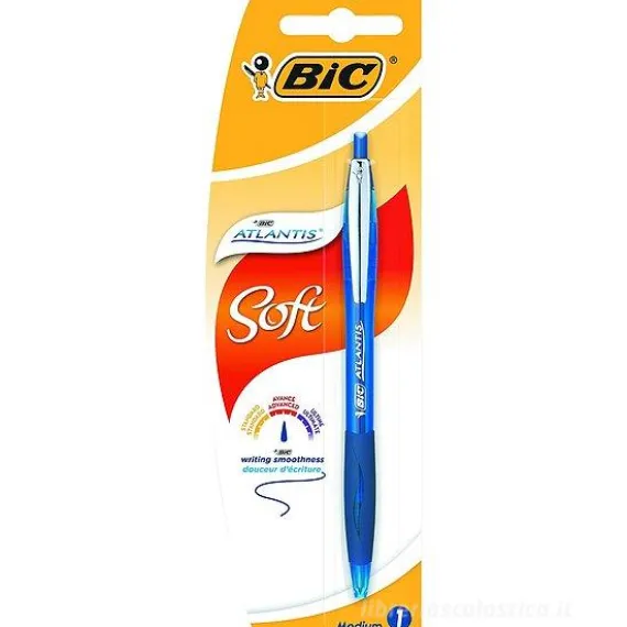 Penna a sfera a scatto Atlantis Soft