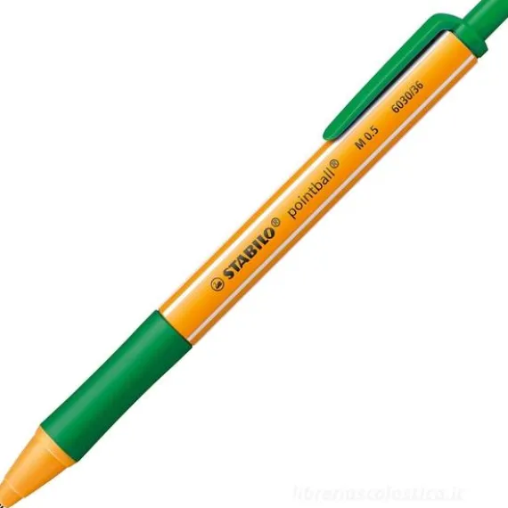Penna a sfera a scatto green