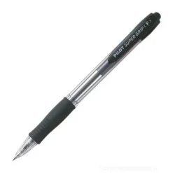 Penna a sfera a scatto Supergrip fine BPGP 10 R nero