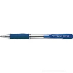 Penna a sfera a scatto Supergrip fine BPGP 10 R blu