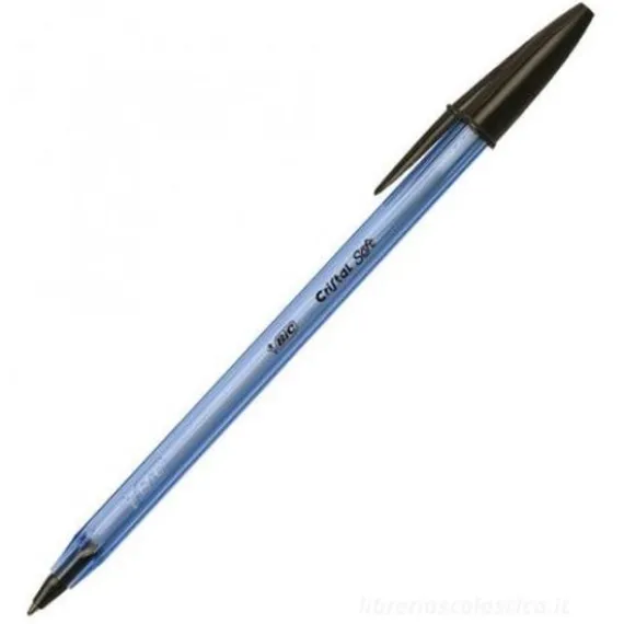 Penna a sfera Cristal Soft 1.2mm Nera