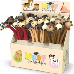 Penna a sfera flessibile Running Dog (soggetti assortiti)