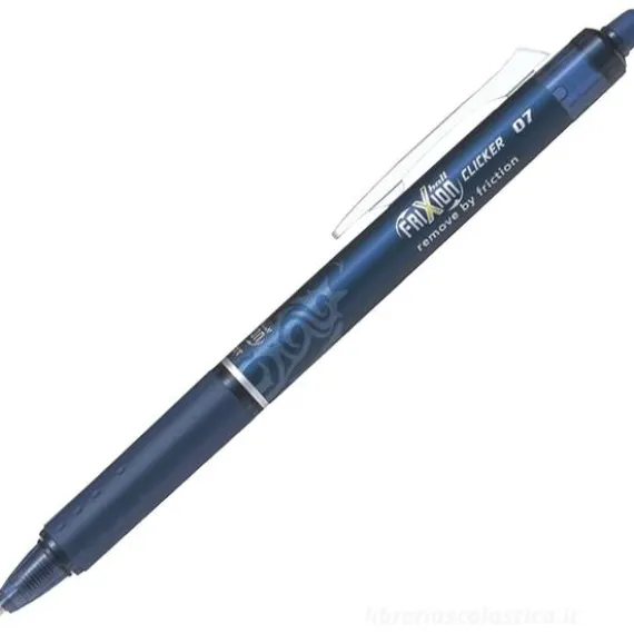 Penna cancellabile a scatto Frixion Clicker punta fine 0,7mm blu