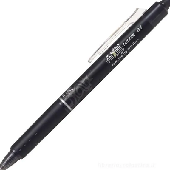 Penna cancellabile a scatto Frixion Clicker punta fine 0,7mm nero