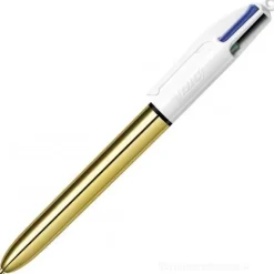 Penna 4 colori Shine oro