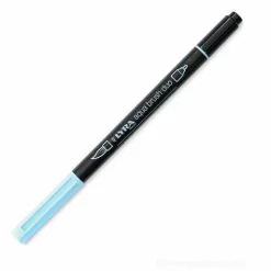 Pennarello acquerellabile Lyra Aqua Brush Duo azzurro ghiaccio