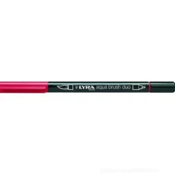 Pennarello acquerellabile Lyra Aqua Brush Duo rosso pompei