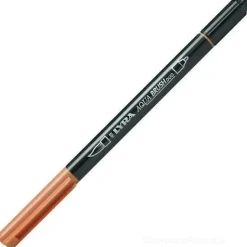 Pennarello acquerellabile Lyra Aqua Brush Duo ocra bruciata