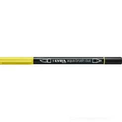 Pennarello acquerellabile Lyra Aqua Brush Duo giallo chiaro