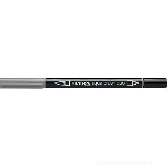 Pennarello acquerellabile Lyra Aqua Brush Duo grigio chiaro