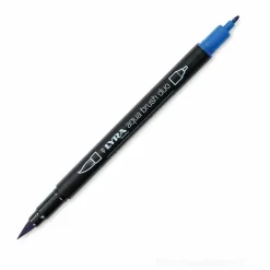 Pennarello acquerellabile Lyra Aqua Brush Duo blu cobalto