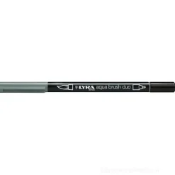 Pennarello acquerellabile Lyra Aqua Brush Duo grigio medio freddo