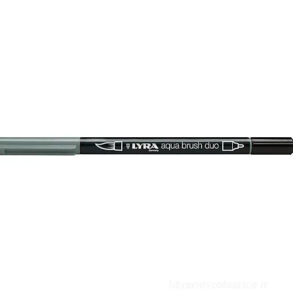 Pennarello acquerellabile Lyra Aqua Brush Duo grigio medio freddo