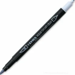 Pennarello acquerellabile Lyra Aqua Brush Duo grigio neutro chiaro