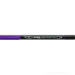 Pennarello acquerellabile Lyra Aqua Brush Duo viola