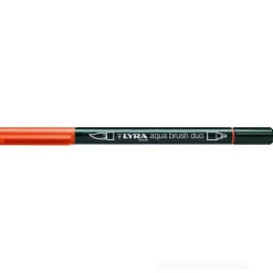 Pennarello acquerellabile Lyra Aqua Brush Duo arancione chiaro