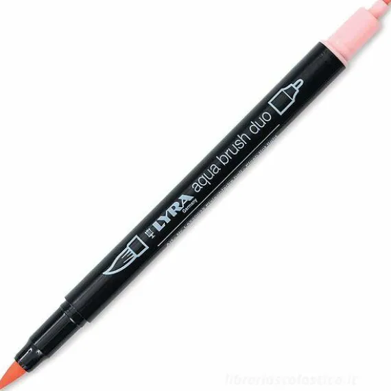 Pennarello acquerellabile Lyra Aqua Brush Duo rosa incarnato chiaro
