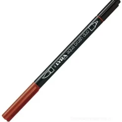 Pennarello acquerellabile Lyra Aqua Brush Duo rosso indiano