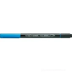 Pennarello acquerellabile Lyra Aqua Brush Duo blu ceruleo