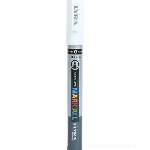 Pennarello marcatore Graduate Mark All 0,7 mm bianco
