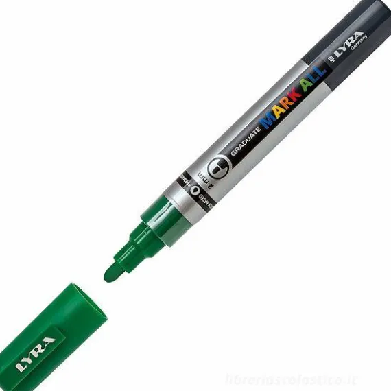 Pennarello marcatore Graduate Mark All 2 mm verde