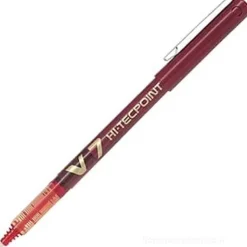 Penna roller a inchiostro liquido Hi-Tecpoint V7 punta fine 0,7mm rosso