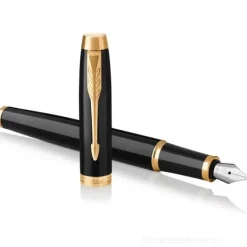 Penna stilografica Parker IM Golden Trim punta media (1931652)