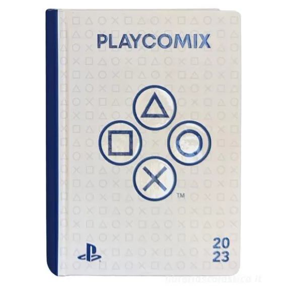PlayComix 2022-2023. Agenda 16 mesi medium Comix PlayStation. Bianco
