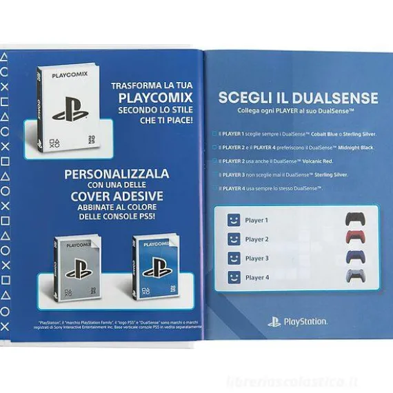 PlayComix 2024-2025. Agenda 16 mesi medium Comix PlayStation.
