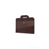 Porta blocco a valigetta in similpelle e tessuto City Time A4