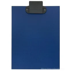 Porta blocco con molla in plastica formato A4 (colori assortiti)