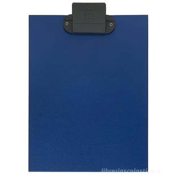 Porta blocco con molla in plastica formato A4 (colori assortiti)