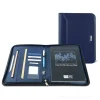 Porta blocco formato A4 City Time blu