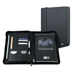 Porta blocco formato A4 Dual City Time nero