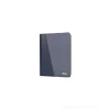 Porta blocco in similpelle e tessuto con cerniera City Time A4