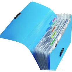 Porta documenti a soffietto 5 tasche A4 (colori assortiti)