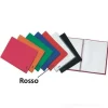 Portalistini colorato a fogli fissi 40 buste A4 finitura ruvida