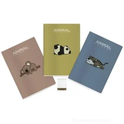 Quaderno Animal Friends quadretti 5 mm con margine formato A4 (colori assortiti)