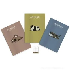 Quaderno Animal Friends quadretti 5 mm formato A4 (colori assortiti)