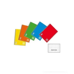 Quaderno blocco spiralato One Color A4 quadri 5 mm (colori assortiti)