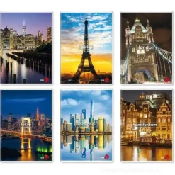 Quaderno formato A5 80 grammi a righe B (fantasie assortite)