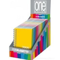 Quaderno spiralato 80 fogli righe A6 One Color (colori assortiti)
