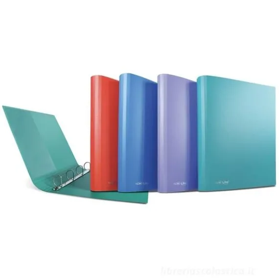 Raccoglitore Like a 4 anelli diametro mm 17 cm 22x30 (colori assortiti)
