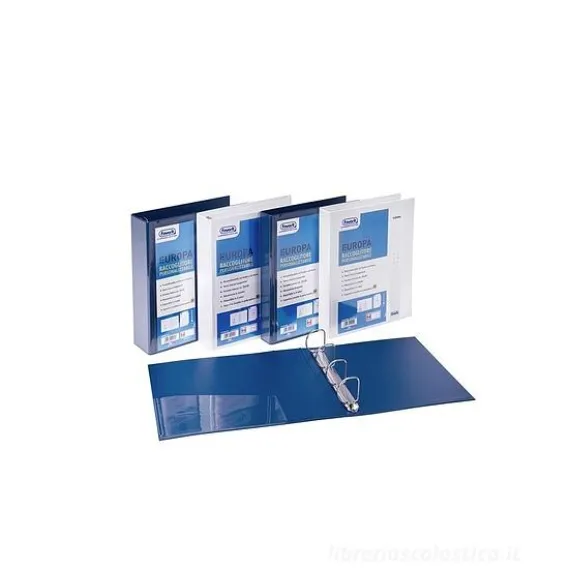 Raccoglitore personalizzabile a 4 anelli da 3 cm A4 Europa