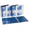 Raccoglitore personalizzabile Europa con 4 anelli tondi 40 mm formato cm 22x30 colore blu