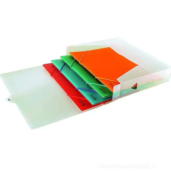 Raccoglitore porta documenti con 4 cartelline in dotazione