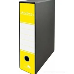 Registratore Starline dorso cm 5 giallo cm 28,5x34,3x5